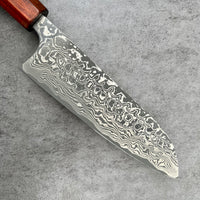 Custom Masakage Kumo Damascus VG10 Santoku 165mm - Siamese Rosewood