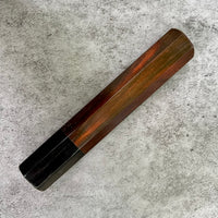 Hanoi Made Custom Japanese Knife handle (wa handle) for 240 : Rosewood and horn