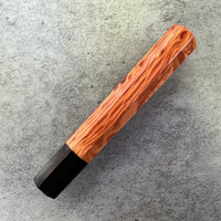 Custom Japanese Knife handle (wa handle) for 165-210 mm - Birdseye Laced Sheoak and horn