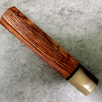 Custom Japanese Knife handle (wa handle) for 165-210mm - Cocobolo and horn