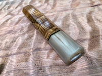 Custom Japanese Knife Handle (Wa Handle) - Hawaiian Koa with Horn