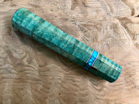 Custom Japanese Knife Handle - dyed curly maple
