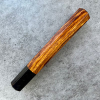 Custom Japanese Knife handle (wa handle) for 240mm - Sonoran Desert Ironwood and horn