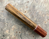 Custom Japanese Knife handle (wa handle) for 165-210mm : Shedua and rosewood