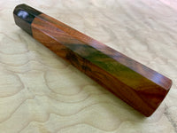 Custom Japanese Knife handle (wa handle) - Curly Siamese Rosewood