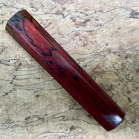 Custom Japanese Knife handle (wa handle) for 165-210mm - Dyed spalted sycamore