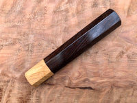 Custom Japanese Knife Handle (Wa Handle) - East Indies Rosewood