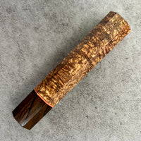 Custom Japanese Knife handle (wa handle) for 165-210mm : Mango and Ziricote