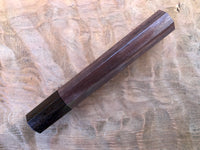 Custom Japanese Knife handle (wa handle) for 165-210mm - Walnut and Wenge