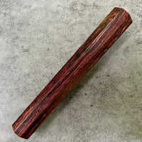 Custom Japanese Knife handle (wa handle) for 240mm - Kingwood (rosewood)