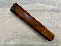 Custom Japanese Knife handle (wa handle) - Curly Siamese Rosewood