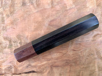 Custom Japanese Knife Handle - African Blackwood and Katalox