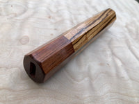 Custom Japanese Knife Handle (Wa Handle) - Zebrawood
