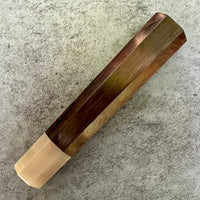 Custom Japanese Knife handle (wa handle) for 210-230mm : Brazilian rosewood and horn
