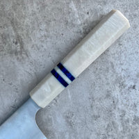 Custom Hatsukokoro HAP40 Santoku - White pearl