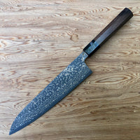Takeshi Saji VG10W Rainbow Damascus 240 Gyuto
