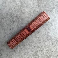 Custom Japanese Knife handle (wa handle) for 165-210mm : Crosscut Kingwood