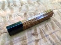 Custom Japanese Knife Handle (Wa Handle) - Tasmanian Blackwood and Buffalo Horn