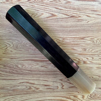 Hatsukokoro Japanese Knife handle (wa handle) - Ebony and blonde