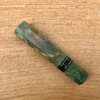 Custom Japanese Knife handle (wa handle) - dyed box elder