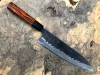 Custom Sugi Fujiwara Shirogami 1 Gyuto 210 - Siamese Rosewood and African Blackwood