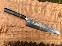 Custom Yu Kurosaki Raijin Gyuto 240 - Ebony and horn