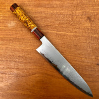 Custom Nakagawa Myojin B1 Damascus Gyuto 240mm - Chittum Burl and cocobolo