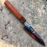 Custom Kurosaki Senko (SG2/R2) 120mm petty/utility- Pau Rosa and Wenge