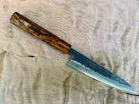 Custom Sugi Fujiwara Petty 150mm - Desert Ironwood