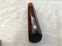 Custom Japanese Knife Handle (Wa Handle) -Brazilian Ebony and Yucatán Rosewood