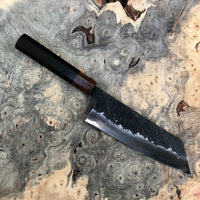 Custom Manaka Kisuke Aogami 2 Bunka 165mm - Ancient Bog Oak