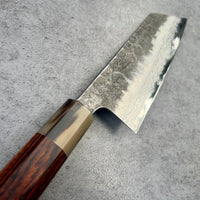 Custom Hatsukokoro Inazuma Aogami Super Bunka 175 mm - Cocobolo and horn