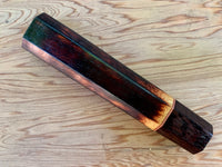 Custom Japanese Knife handle (wa handle) - Burnt Osage Orange