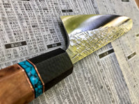 Custom Yu Kurosaki Raijin Gyuto 210 - Thuya burl and carbon fiber