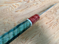 Tsunehisa AUS10 Tsuchime Damascus Santoku - Curly Mango