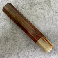 Hanoi Made Custom Japanese Knife handle (wa handle) for 210mm : Rosewood and horn