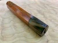 Custom Japanese Knife handle (wa handle) - Curly Siamese Rosewood