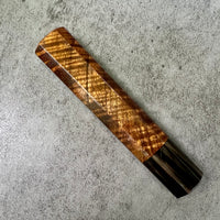 Custom Japanese Knife handle (wa handle) for 165-210mm - Koa and horn