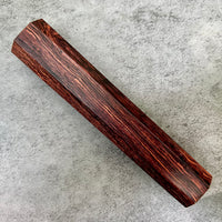 Custom Japanese Knife handle (wa handle) for 240mm - Kingwood (rosewood)