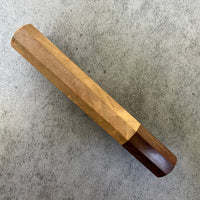 Custom Japanese Knife Handle for 210-225mm - Oak burl and katalox
