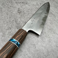 Custom Kagekiyo Yoshikazu Tanaka B1 Damascus 240 Gyuto - Figured Mun Ebony