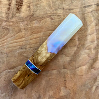 Custom Japanese Knife handle (wa handle) for 210mm - hybrid burl