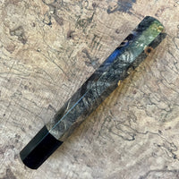 Custom Japanese Knife handle (wa handle) for 240mm - Buckeye burl and horn
