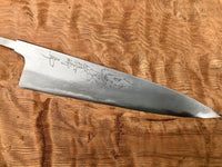 Mazaki Damascus Gyuto Hon-Sanmai 240mm Aogami 1 - Blade Only