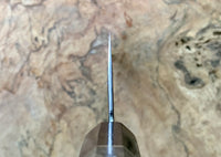 Custom Sugi Fujiwara Shirogami 1 Gyuto 210 - Buckeye Burl