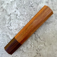 Custom Japanese Knife handle (wa handle) for 165-210mm : Pau Rosa and Honduran Rosewood