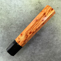 Custom Japanese Knife handle (wa handle) for 240mm - Birdseye Laced Sheoak and horn