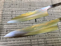 Yu Kurosaki Houou Rainbow Colored Damascus VG10 Petty 120mm - Blade Only