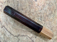 Custom Japanese Knife handle (wa handle) - rosewood and cypress