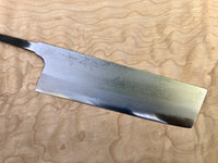 Mazaki Damascus Nakiri 180mm Aogami 2 - Blade Only
